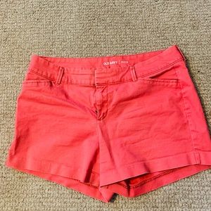 Coral old navy shorts